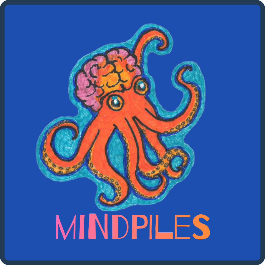 Mindpiles - DID Awareness. Artwork. Tie Dye. MJ Kymla.